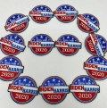 NEW, "Ridin with Biden Harris 2020" Iron-on Patch| Presidential Candidate Merchandise| Patch for Masks,Jackets, Hats & More|Size 3.5"