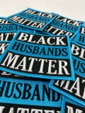 New "Black Husbands Matter" | Iron-on Patch| Size 4" x 4" Embroidered Applique for Clothing & Accessories, DIY Crafts