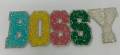 NEW "Bossy" Rhinestone, Colorful Patch with Adhesive Backing, Bling Applique Size 9", Czech Rhinestones, DIY Craft Supplies