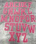 New, "PINK" 3" Embroidered Letter w/ White Felt, Varsity Letter Patch, 1-pc, Iron-on Backing, Choose Your Letter, A-Z Letters, DIY Letters,