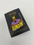 Cool Enamel Pin for Men, "Kingin" Exclusive Lapel Pin, Black King Pin, Size 1.50 inches, with 2 Butterfly Clutches, Lapel Pins for Jackets