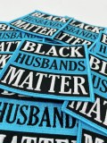 New "Black Husbands Matter" | Iron-on Patch| Size 4" x 4" Embroidered Applique for Clothing & Accessories, DIY Crafts