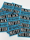 New "Black Husbands Matter" | Iron-on Patch| Size 4" x 4" Embroidered Applique for Clothing & Accessories, DIY Crafts