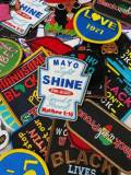 NEW,"Mayo Light Shine for Jesus", Inspirational Embroidered Patch, Size 3.5", Spiritual Patch, Patches for Clothing, Hats, and More