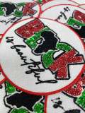 NEW Arrival, Sequins "Black Is Beautiful" Custom Patch (iron-on) 4'' Patch for Denim Jacket, Shirts, Hoodies, Camo, and More, DIY