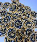 Pro Black "Black Excellence" Popular Patch, 4-inch Circular Iron-on Embroidered Patch; Pro Black Patch, DIY Craft Apparel & Accessories