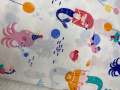 NEW,"Cute Mermaids", 100% Ribbed Cotton Fabric, Boutique Fabric,Custom Made Kids Fabric for Masks, Accessories,Bedding & More, 1Yard