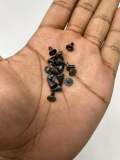 NEW, "Screw on Spikes", 10mm "Black" Spiked Studs, Cone Spikes Screw-back Studs for Clothing, Leather, Spikes with Screws, 100 PCS