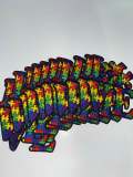New, Autism Awareness "Love" Puzzle Piece Patch, Size 4" Embroidered Patch, 1-pc, Iron or Sew-on, Patch for Jacket or Vest