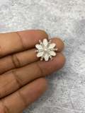 1-pc: "Pearly Rhinestone Flower" Girly Charm for Crocs; Symbolic Statement Charms for Clogs; Cute Charm for Shoes and Silicone Bracelets