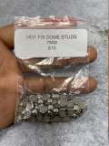 NEW, Hotfix Dome Studs, 100 Pcs, 7mm (Medium) SILVER, Great for Denim, Sweaters, Camo Jackets, Belts, Bags, Shoes, Crafts,+ MORE!
