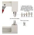 Craft Supplies: Pearl & Rivet Setting Machine w/ Pearls and Rivets; Handheld Pearl Setter, Machine for Studding Shoes, Apparel, Accessories