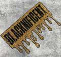 New, Crushed GOLD, "Blacknificent" Large Rhinestone Patch, Super Blingy Patch with Adhesive, Size 10", Czech Rhinestones, DIY Crafts