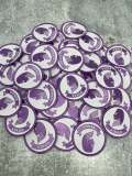 NEW, Fun, Vintage "Virgo" Astrology Iron-On Patch, Embroidered Zodiac Signs, 1 Pc., 3 Inches