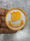 NEW, Fun, Vintage "Gemini" Astrology Iron-On Patch, Embroidered Zodiac Signs, 1 Pc., 3 inch