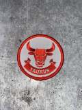 NEW, Fun, Vintage "Taurus" Astrology Iron-On Patch, 1 Pc., 3 inch, Embroidered Zodiac Signs