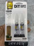 NEW, "DIY Craft Super Glue", Bonds in Seconds, Works on A Variety of Materials, liquid glue, .07 oz (2g)