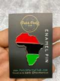 New, Enamel Pin "Pan African" Exclusive, African-American BLM Enamel Pin, Size 2", w/Butterfly Clutch| Socially Conscious Gifts