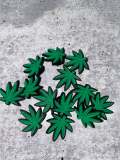 New, "4/20 Weed Leaf"  Charm for Crocs; 1Pc., Symbolic Statement Charms for Clogs;  Cute Charm for Shoes and Silicone Bracelets