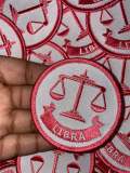 NEW, Fun, Vintage "Libra" Astrology Iron-On Patch, 1 Pc., 3 inch, Embroidered Zodiac Signs