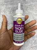 NEW, "Quick-Dry Tacky Glue" , Premium All Purpose Adhesive, Quick Drying , Fast Tacking, Tacky Glue, 4fl oz (118 mL)