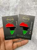 New, Enamel Pin "Pan African" Exclusive, African-American BLM Enamel Pin, Size 2", w/Butterfly Clutch| Socially Conscious Gifts