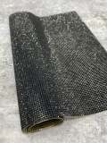 Jet Black,Hot-fix Rhinestone Sheet for Blinging Clothes, Shoes, Handbags, Mugs, Wine Glasses & More, 10" x 16.5" sz, 18,000 Stones, Iron-on