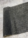 Jet Black,Hot-fix Rhinestone Sheet for Blinging Clothes, Shoes, Handbags, Mugs, Wine Glasses & More, 10" x 16.5" sz, 18,000 Stones, Iron-on