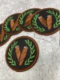 Cigar Lovers,"Cigar Badge" 1-pc, Smokers Gift, Cool Embroidered Patch, Circular, Size 3',  Iron-on, Patches for Men