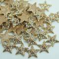 NEW, Hotfix Gold BLING Stars, 100 Pcs, 20mm, (One Size) Gold, Great for Denim, Sweaters, Camo Jackets, Belts, Bags, Shoes, Crafts,+ MORE!