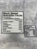 Popular Patch | Chenille "Black QUEEN Nutritional Facts" Patch, Iron or Sew-on Patch; Africa Patch, Patches for Jackets, Size 7"