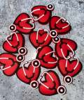 1-pc "Stethoscope" w/ Red Heart, Shoe Charm, Medical Charm; Nurse, Tech, Dr Charms for Crocs; Charm for Shoes & Bracelets, Healthcare Charms