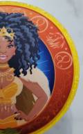 Exclusive, Melanated "Leo" w/YELLOW Glitter, Vibrant, Iron-On Patch|Astrology Applique|Cool Patch|DIY Patch for Denim & Accessories,1-pc