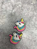 Colorful "Unicorn" Pink/Green/Blue/Yellow Charm for Crocs; Symbolic Statement Charms for Clogs;  Cute Charm for Shoes and Silicone Bracelets
