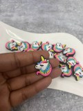 Colorful "Unicorn" Pink/Green/Blue/Yellow Charm for Crocs; Symbolic Statement Charms for Clogs;  Cute Charm for Shoes and Silicone Bracelets
