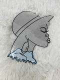 Exclusive, 1-pc "Peace Be Still Queen" Sequins, Embroidery, & Satin, 10'' Patch, Iron-on Applique, Large Back Patch, Patch for Clothing