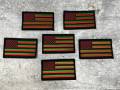 EXCLUSIVE,"RGB Flag" Iron-On 100% Embroidered Patch; Juneteenth, Marcus Garvey, Unia Flag, 3.5"x2", Patch for Hats, Jackets, Crocs