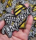 NEW Arrival, 1-pc "Dispatcher Heart" Patch for 911 Dispatcher, First Responder Patch, Gifts for Dispatcher, Iron-on Applique, Size 3.75"