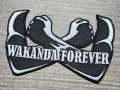 Wakanda Assorted 6-pc, Limited Edition Set, "Wakanda Forever" Iron-On Patches, Patch Grab Bag, Patches for Black Panther Fans, Movie Wear