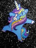 Exclusive Patch Denim Blue | "Dabbing Unicorn" Iron-on Embroidered Patch