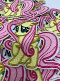 NEW, Exclusive Patch "Pouting Pony" Iron-on Embroidered 3D Patch, Size 3.5''