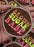 Super Cute, 1-pc,"Brown Sugar Babe" Popular Patch, Size 3.5" Iron-on Patch, Melanin Magic Patch, Patch for Jackets, DIY Projects and More