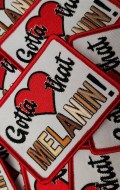 Super Cute, 1-pc,"Gotta Love that Melanin" Popular Patch, Size 3.25"x2.5" Iron-on Patch, Melanin Magic Patch, Patch for Jackets, DIY Project