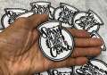 Funny Patch: 1-pc, Snarky Apology Embroidered Patch, Size 3" 'Sorry I'm Late, I Didn't Want to Come' for Jackets, Backpacks, and More