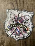 NEW, "The DOPEST Barber" Barbershop Badge, 1 Pc., Iron-on Merit Badge, Embroidered, DIY Appliques, Great for Men and Women Barbers, 4"