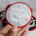 NEW, 1-pc, "Mama Didn't Raise No Fool" Iron-on Patch for Denim Jackets, Hats, Crocs, Bags, Embroidery Art Patch, Sz 3"x3", The Best Patches