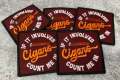 Exclusive, "If It Involves Cigars Count Me In" Cigar Lovers, 1-pc, Smokers Gift, Cool Embroidered Patch, Size 3"x3" Iron-on, Patches for Men