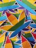 Pride Collection: 1-pc, "Marijuana Leaf" Colorful Weed Patch, 4" Embroidered Iron-on Patch/LGBTQ Patch for Jackets, Hats, Pride Stoner Leaf