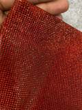 Sparkling RED,Hot-fix Rhinestone Sheet for Blinging Clothes, Shoes, Handbags, Mugs,  & More, 10" x 16.5" sz, 18,000 Stones, Iron-on