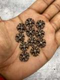 NEW, Hotfix Rusted Chrome Royal Cross Studs, 100 Pcs,(One Size), Great for Denim, Sweaters, Camo Jackets, Belts, Bags, Shoes, Crafts,+ MORE!